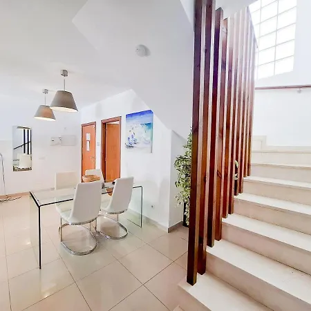Semesterbostad Casa Pedro - Duplex With Jacuzzi, Pool, Ac And Sea Views